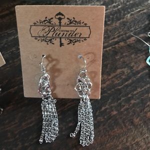 Silver earrings